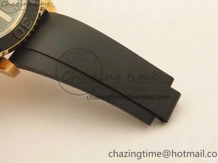 Black on 126655 Black 1:1 Bezel VS3235 Yacht-Master Edition Best Rubber Strap Ceramic RG 3EF 0415